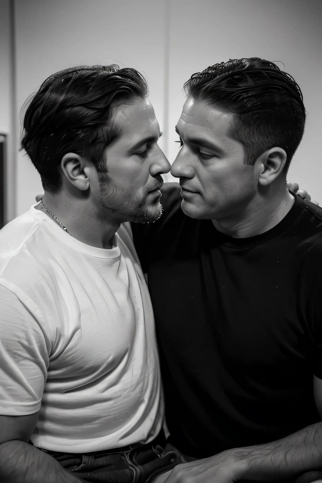 (((2heads))), solo, ((((josh brolin)))), middle aged, male, short graying hair, (((obese, overweight, fat, chubby, heavy, dadbod))), ((shirtless, briefs)), navel, body hair, dreamy atmosphere, dark cyan and red, i can't believe how beautiful this is, serene atmosphere, epic realistic, soft cinematic light, hdr, intricate, highly detailed, (depth of field:1.4), faded, (neutral colors:1.2), (hdr:1.4), (muted colors:1.2), hyperdetailed, (artstation:1.4), cinematic, dramatic light, (intricate details:1.1), dim room scenery, (rutkowski:0.66), (intricate details) (skin texture:1.2), detailed expressions, natural pose, sitting on recliner