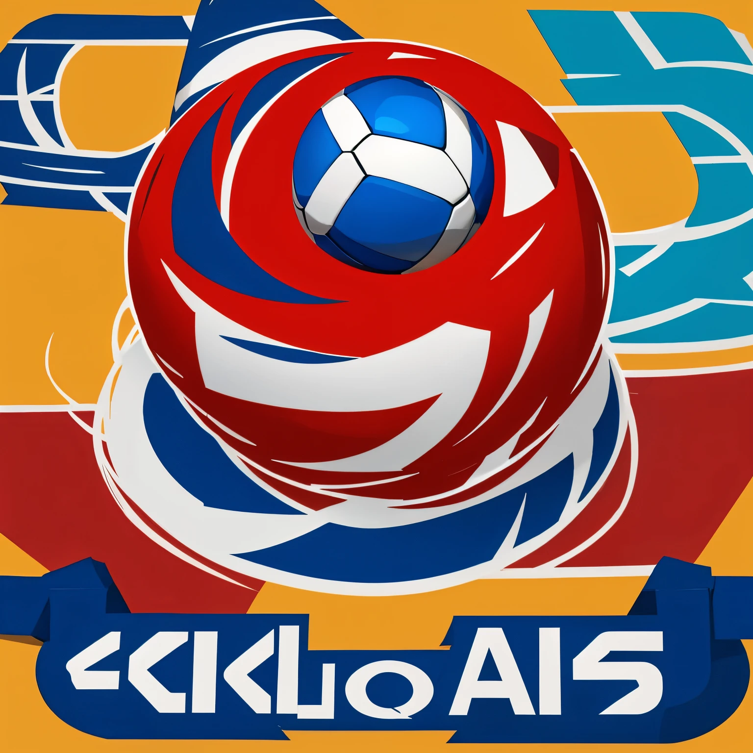 Quero uma logo marca escrito , futebol 5x1.