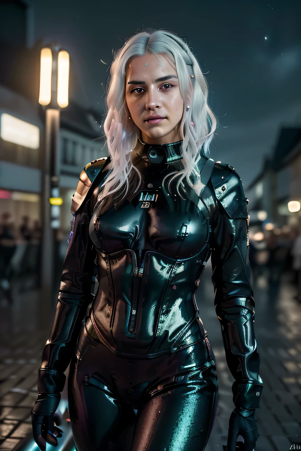 Girls rave,(((2 girls))),girl with extremely Niedlich and beautiful,(((white hair:1.35,glattes Haar,lange Haare:1.4,colored inner hair,Ohratmung))),(((Licht_Gelb_Augen:1.3))),kompliziert Augen,beautiful detailed Augen,symmetrical Augen,big Augen:1.5,((fett)),((((black girl,black Haut,dunkel-Hautned_weiblich,dunkel Haut:1.3,ebony Haut,lustrous Haut:1.5,bright Haut: 1.5,shiny Haut,very shiny Haut,shiny body,plastic glitter Haut,exaggerated shiny Haut,shiny Haut like ebony,illuminated Haut, wet legs))),(Spinne Unterleib,Schlanke Taille,wide hips,athletic body,aufgepumpte Beine,detailed body,(detailliertes Gesicht)), Niedlich,nuttig,seductive,erotisch, aufreizende Kleidung,show Haut, (ein Rave-Outfit tragen:1.3,Rave-Kleidung,halbnackt,mit wenig Kleidung),((Nasse Kleidung,kompliziert outfit,kompliziert clothes)), (dynamische pose:1.0),nur konzentrieren,ashamed,(zentriert,An die Abmessungen anpassen,Drittelregel), Cyberpunk-Stadt am Meer bei Nacht,5,Nachtzeit, sternenklare Nacht, Kosmos,Very dunkel night that makes the neon Lichts stand out, very bright neon Lichts,Nachtzeit, sternenklare Nacht, Kosmos, artistic photography,(Fotografie aufgenommen von SLDR),highres, scharfer Fokus,(ultradetailliert, extrem detailliert), (fotorealistisches Kunstwerk:1.37),(extrem detailliert CG unity 8k wallpaper),((Synthwave-Hintergrundthema)),(((Leuchtende Farben))),kompliziert,(kompliziert background),(Meisterwerk),(best quality),perfekt gerendertes Gesicht,perfekte Gesichtsdetails,realistisches Gesicht,fotorealistisch,analoger Stil,((kompliziert detail)),(((Realismus))),