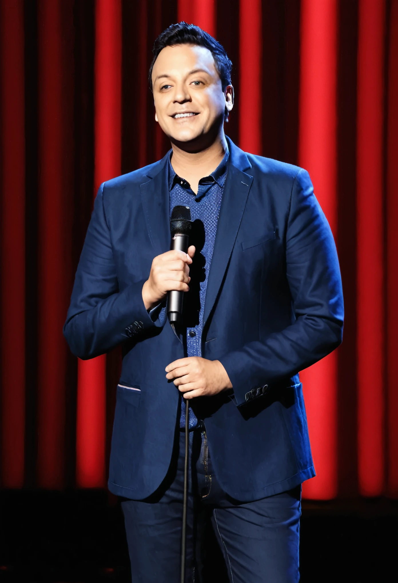 Cartas de show de standup com o grande comediante o bigoda