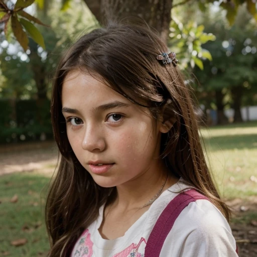 (mejor calidad,4k,high resolution,ultra detallado,realista:1.2), colores vibrantes, (retrato, Naturaleza), forest with a ten year old girl and animals: a ten year old boy with short brown hair, sonriente, surrounded by a friendly rabbit, an owl, y una ardilla, al lado de su amiga que viste una sudadera negra con cabello negro liso y que camina con la misma