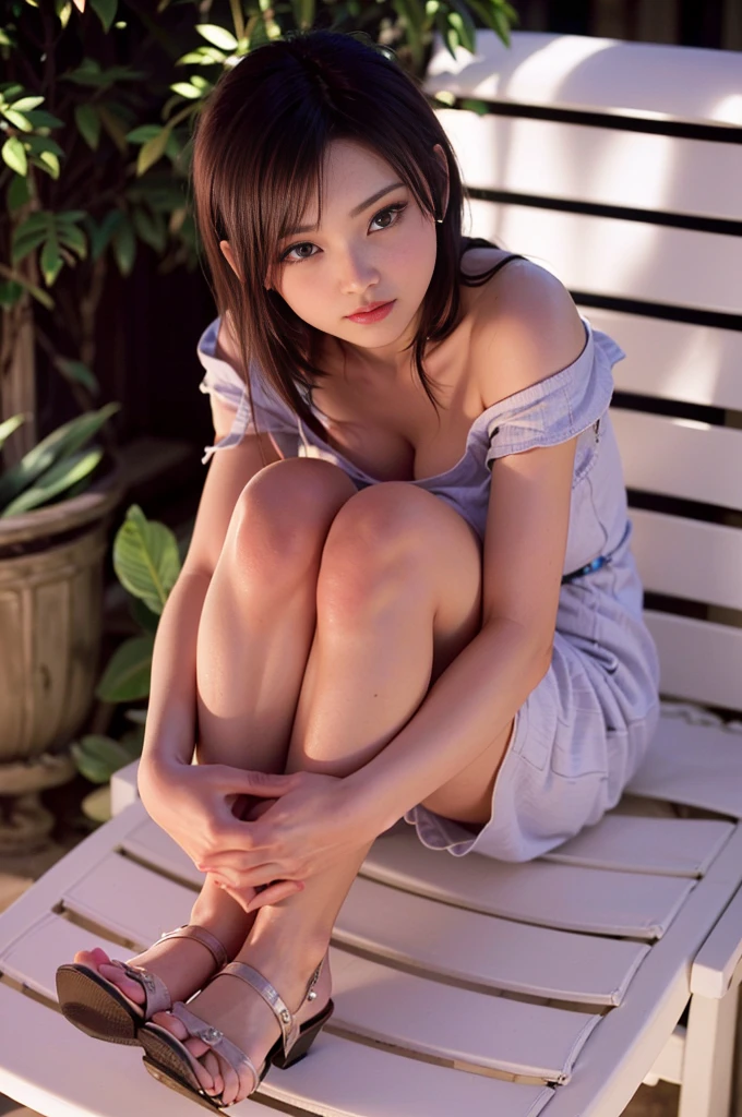 japanese nua, sitting with legs open 