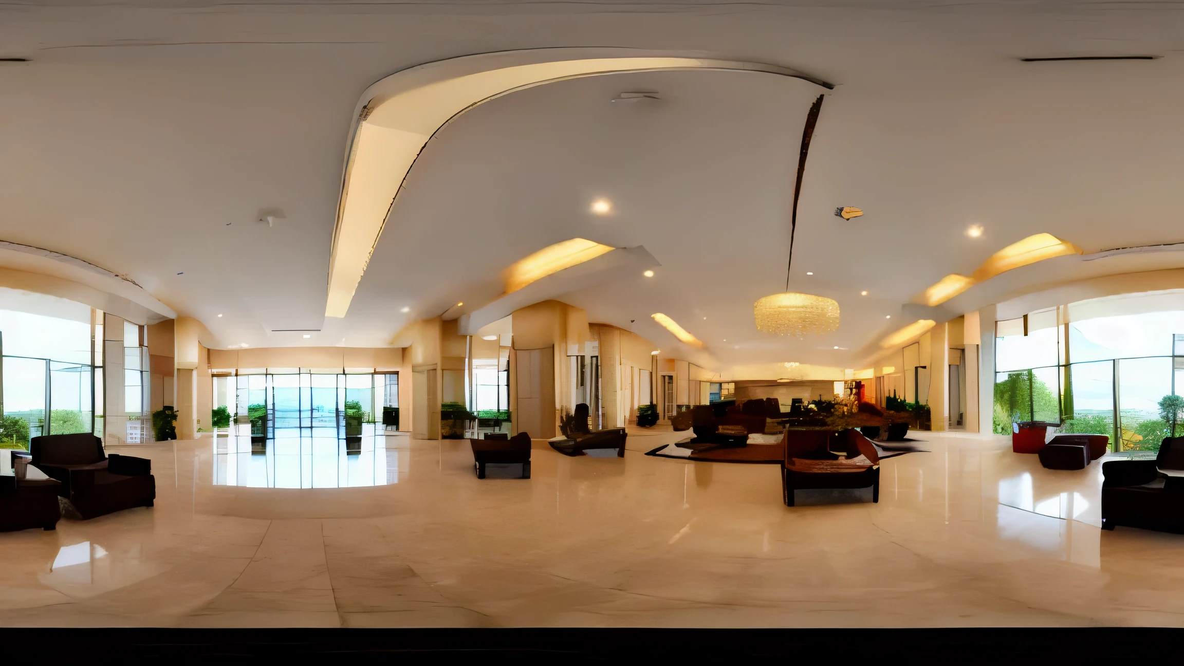 panorama, 360, lobby, spacious lobby, corporate lobby with furniture, computer lobby, multiple rooms, big rooms, rooms with doors, floors, huge space,