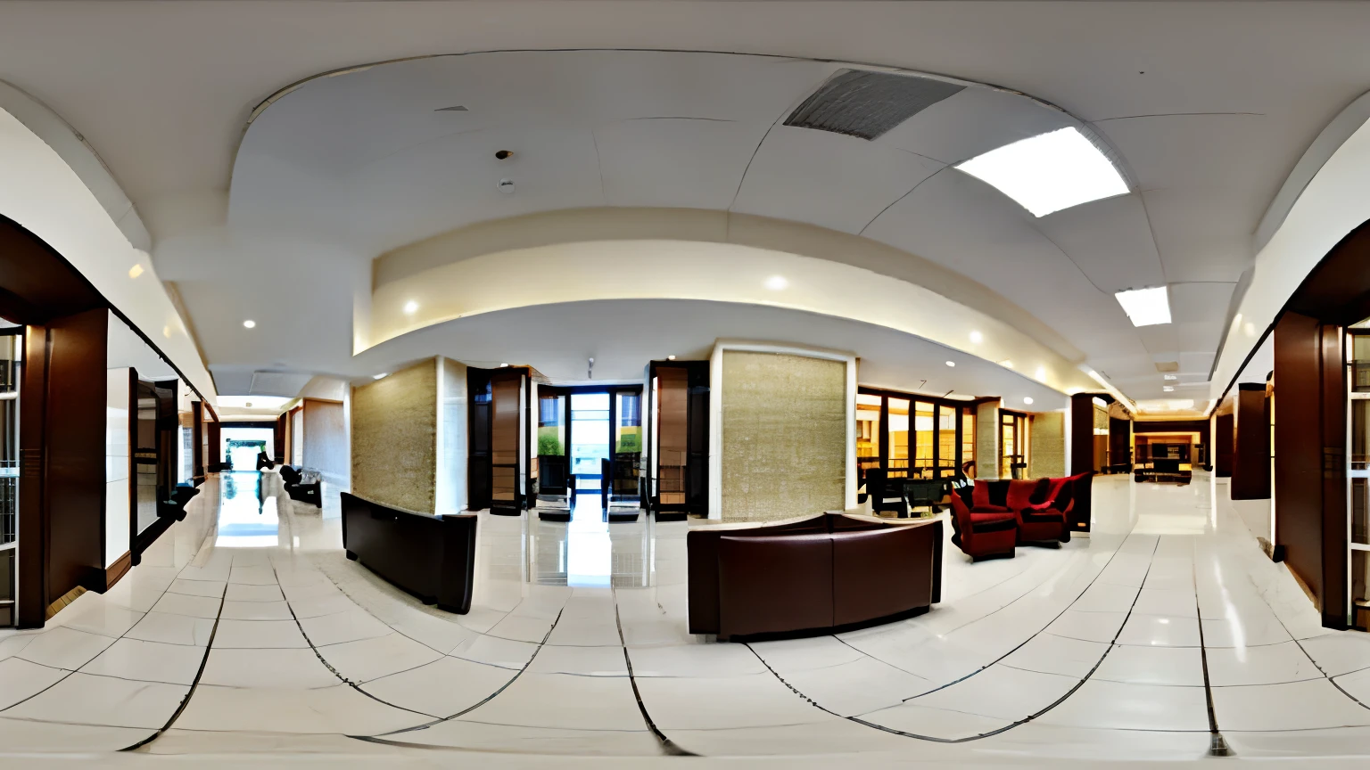 panorama, 360, lobby, spacious lobby, corporate lobby with furniture, computer lobby, multiple rooms, big rooms, rooms with doors, floors, huge space,