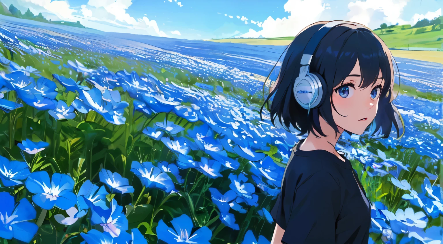 Erase the black lines to blend in with the background