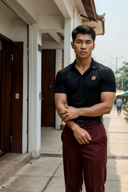 Thai guard , handsome