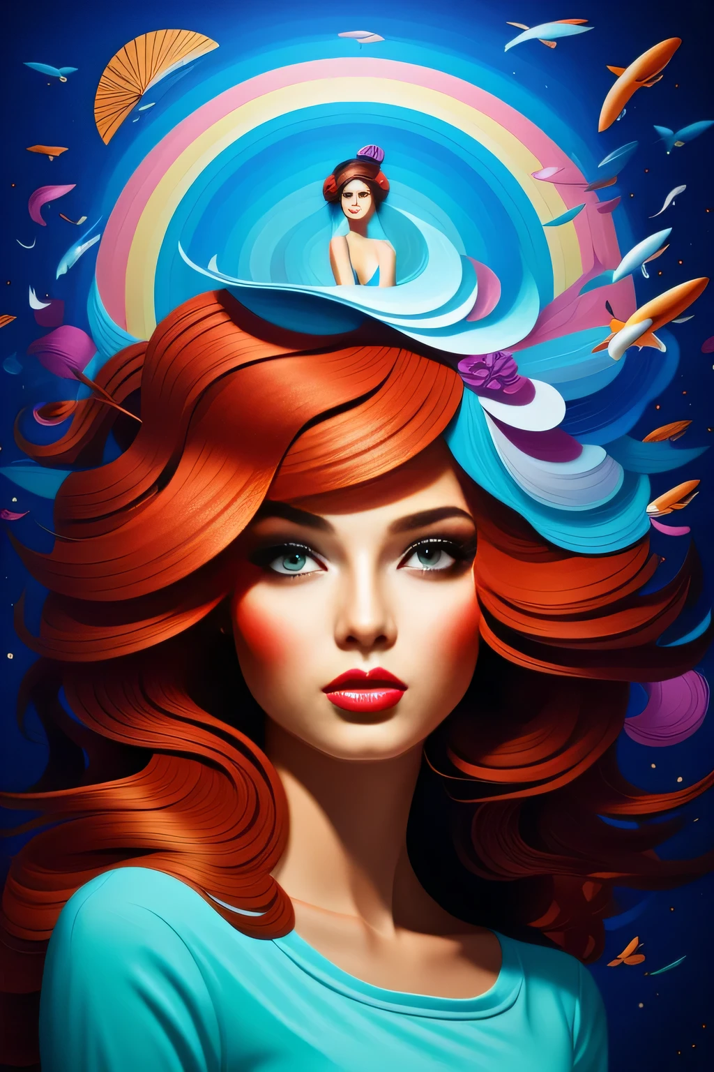 girl, surreal art