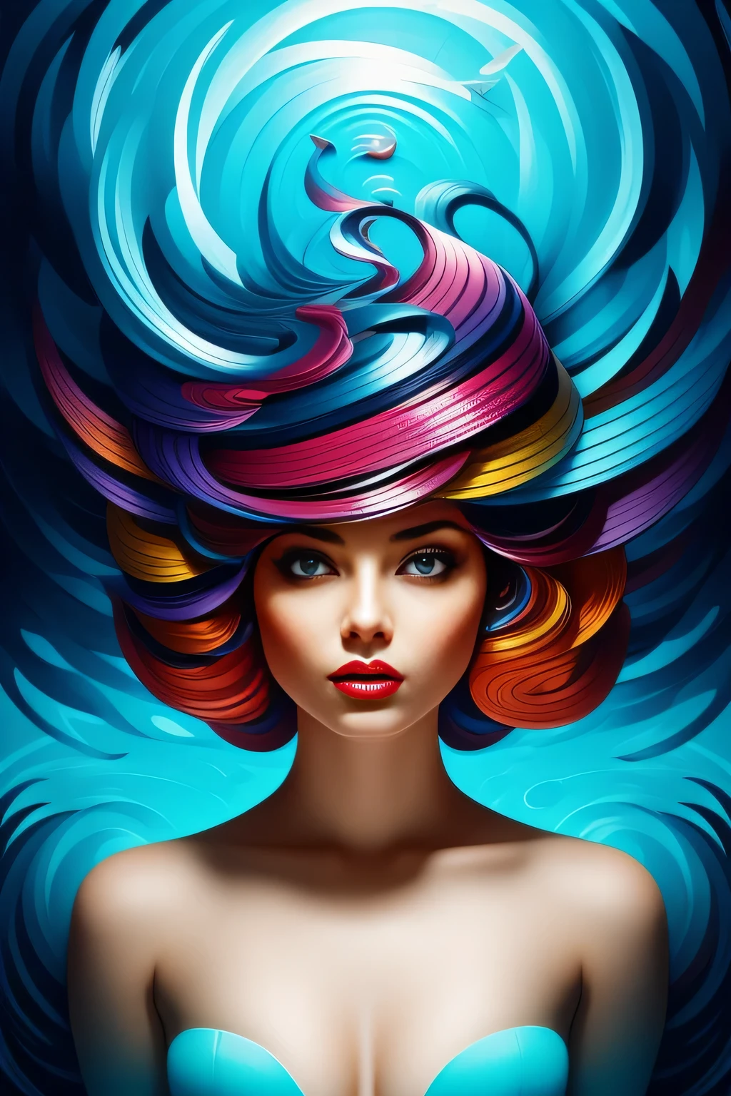 girl, surreal art