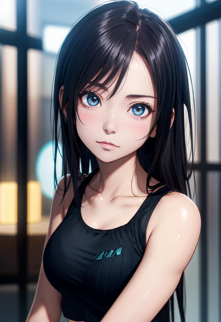 (masutepiece), (Best Quality), Highly detailed, nffsw, 1girl in, Solo Focus, Skindentation,Sportsbra,Shorts,panthyhose, Perfect face, Puffy face, Beautiful face, Big eyes, Puffy eyes, Perfect eyes, Whip,miku hatsune,extra detailed face,