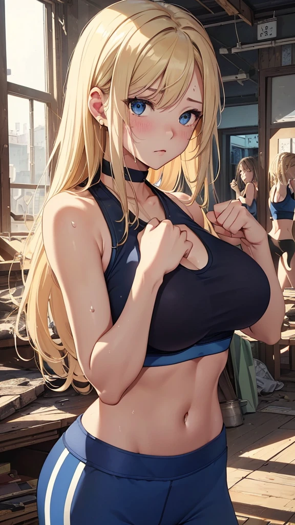 2 girls, (detailed light blue eyes, lange wimpern, detailed beautiful face:1.1), 4k quality, twintails, Haare Seiten nach oben, (Long blonde hair:1.4), (arms behind back:1.3), (big breasts:1.5), Red rope, (blushing:1.3), long hair, hair between eyes, (black skirt, loose fit White crop top with a print, 18 years old:1.4), (bondage:1.3), erhobene Augenbrauen, pralle Brüste, OTN, White Gag, gagged, (standing:1.5), (standing in a dark prison cell with other prisoners, stehend vor Zellen Gittern:1.6)