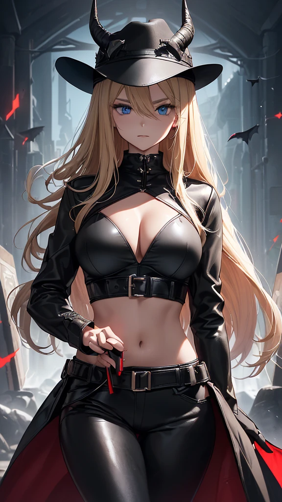 best qualityer,tmasterpiece,Ultimate resolution,downy,Extremely colorful,Colorful,western regions,,(Kneeling pose),(Point at you with your ass)Pouting ass,Oral sex,Mating,blond hairbl,Bikini costumes,Exotic,huge tit,Crop topping,short skirt,Black socks,heeled sandals,veils,Normal posture