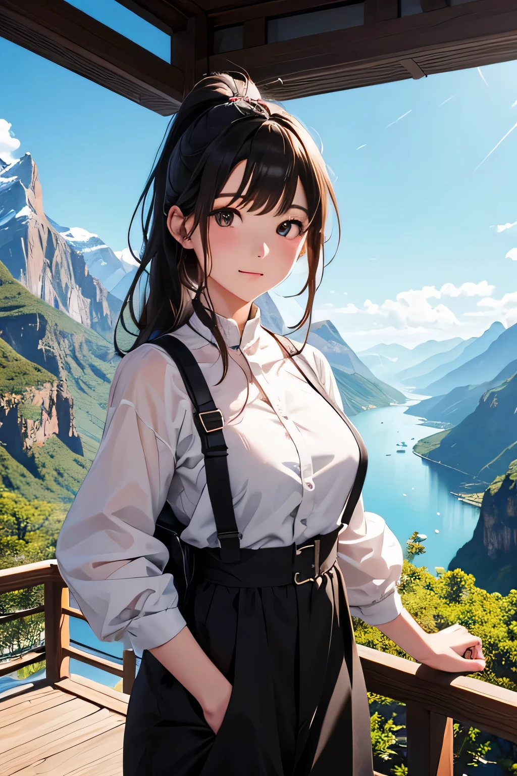 highest quality、High resolution、Detailed Background、(Beautiful face in every detail:1.4)、Anatomically correct、(Draw the usual number of fingers:1.2)、Detailed facial expressions、Detailed eyes、Detailed eyes、Beautiful, smooth skin、Teenage beauty、(Huge breasts:1.2)、(Highly detailed face:1.4)、Perfect body line、
cute hair color、Brown Hair、Black Hair、ponytail、braided bob、Braided long hair、Wavy Hairstyle、well-groomed eyebrows、Cute gestures、Walking in the air、A little excited expression、Cowboy Shot、
(Two beautiful girls enjoying the thrill of walking in the air:1.5)、
Walking in the air is an activity where you walk on elevated walkways and suspension bridges.、
Access a walking space set up at an elevated location、
Wear safe harnesses and protective equipment and walk along a dedicated path、
By walking on cliffs and deep valleys, you can overcome your fear of heights and enjoy the spectacular scenery of nature、
A guide or instructor will accompany you and perform activities while ensuring safety、
They continue to hold hands while walking in high places to show a sense of security and affection、
While walking, we talk about each other and the surrounding scenery、
Take photos of the scenery from high places and cute scenes during sky walking.、
Leave memories by posing together and taking pictures that make use of the background、
When one person is nervous, the other gently supports and encourages each other、
At the top of the Skywalk, the couple hug, take pictures with the beautiful scenery in the background, and share their happiness together、
Skywalk in the Grand Canyon in Arizona、It features a glass-floor walkway、
You can feel the depth of the Grand Canyon by walking along this transparent walkway、
A high mountain in Milford Sound on New Zealand's South Island々You can walk along the sidewalk while enjoying the glacier scenery、
For casual tops, choose simple yet unique designs such as logo T-shirts, sweatshirts, or camisoles、
Oversized ones are also popular、
We recommend leggings made of stretchy material that is easy to move around in、
The colorful rompers are accented with pastel and vivid colors、
Details such as ruffles, lace and ribbons add femininity、
Choose a type that fits your body, a type that fits your body, or a loose type according to your preferences、cute