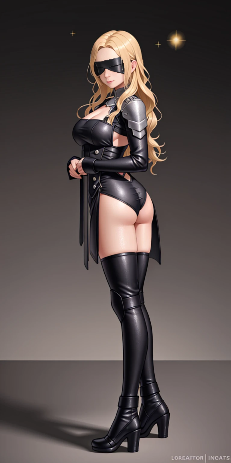 (masterpiece, HI quality: 1.1) 1girl full body standing good face, nice ass, hairstyle: braid, Color Hair: long hair, Blindfolded: NO EYES, Skin: White (porcelain skin, sparkly skin), muscular, thighs, Mature woman, Abs, looks at the viewer smiling, extremely huge breasts, maternal, chest cover with clothes (Ingrid Brandl Galatea/Ingrid (Fire Emblem: Three Houses) LoRA | 4 Outfits)