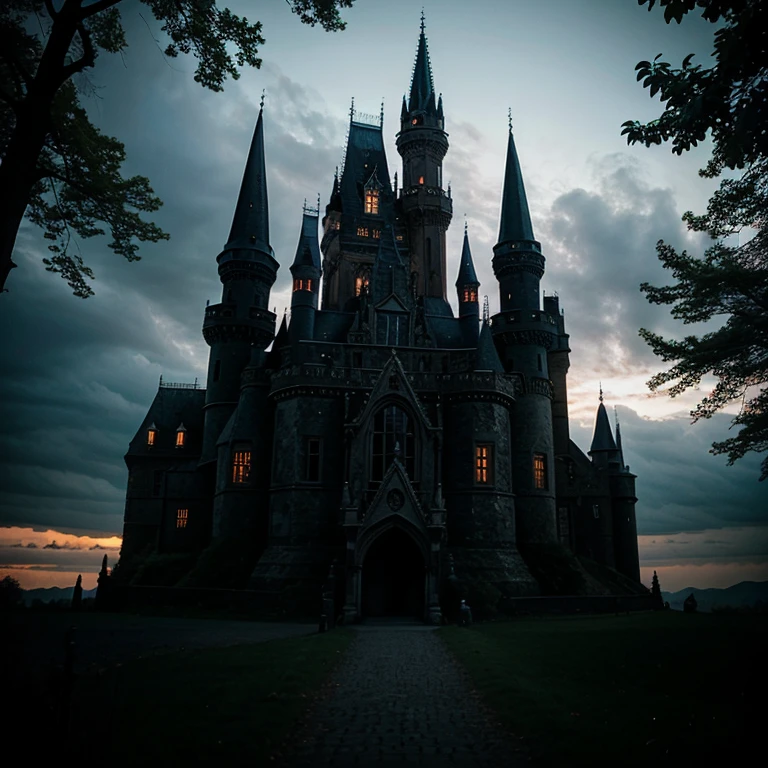 dark gothic castle