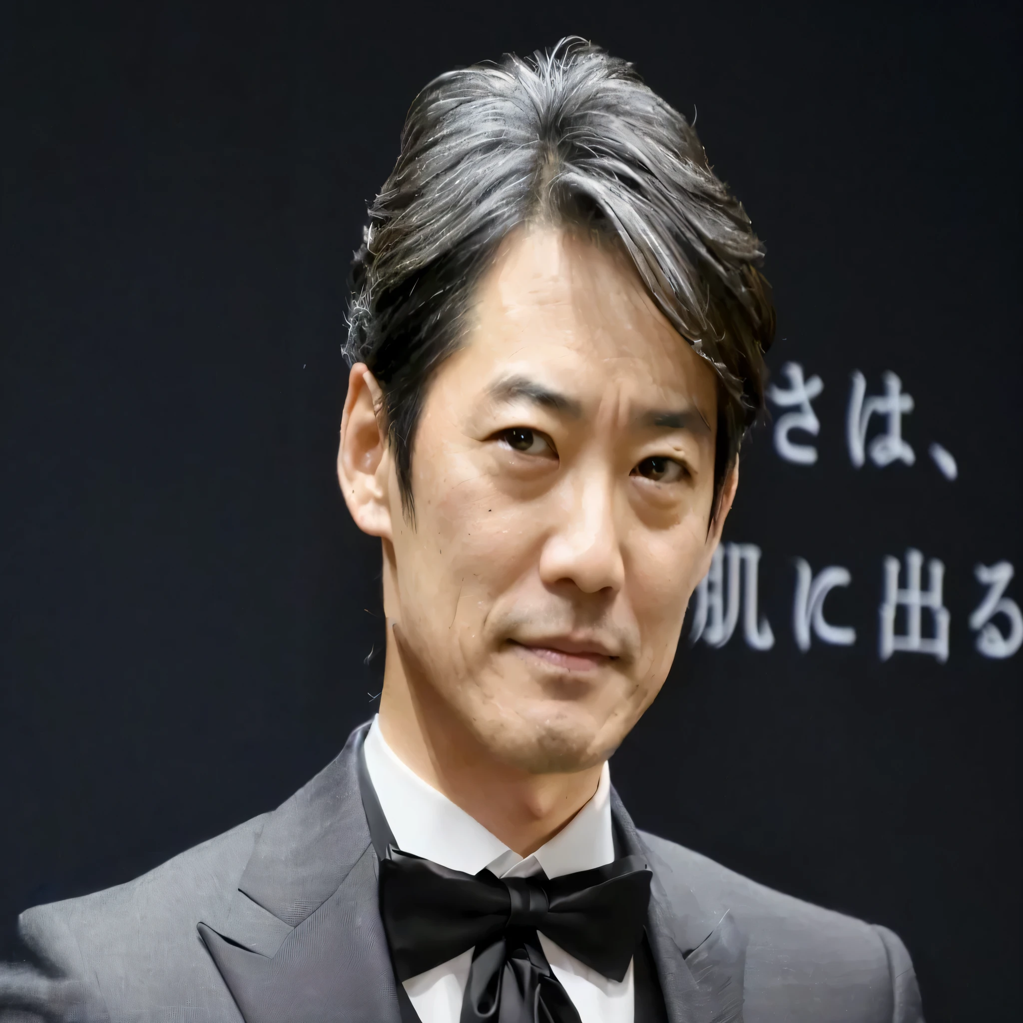 White shirt、Black tie
