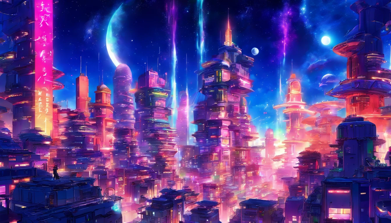 A small city in space
