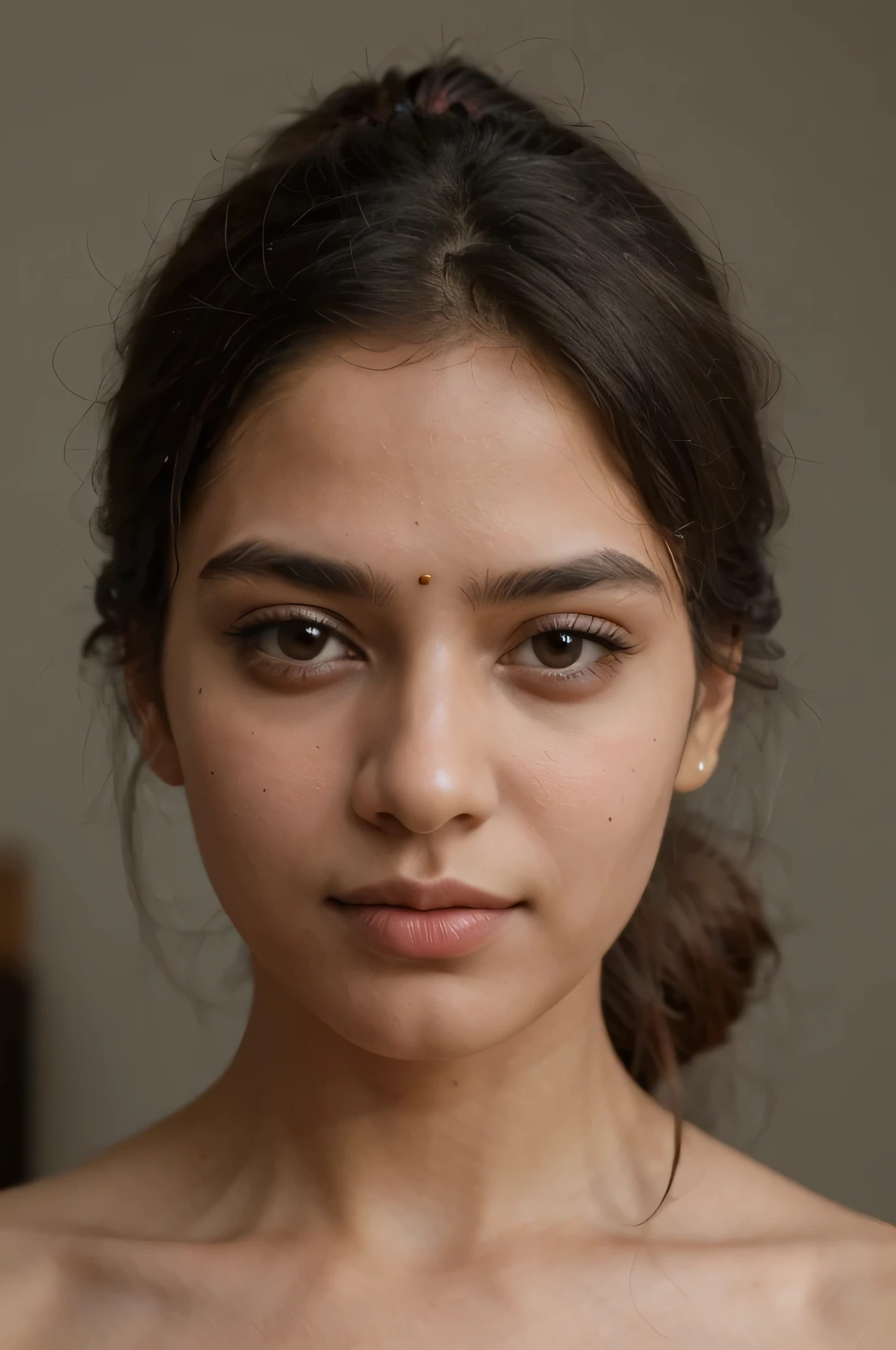 ((best quality)), ((masterpiece)), (detailed), perfect face, indian girl, black hair, wearing suit