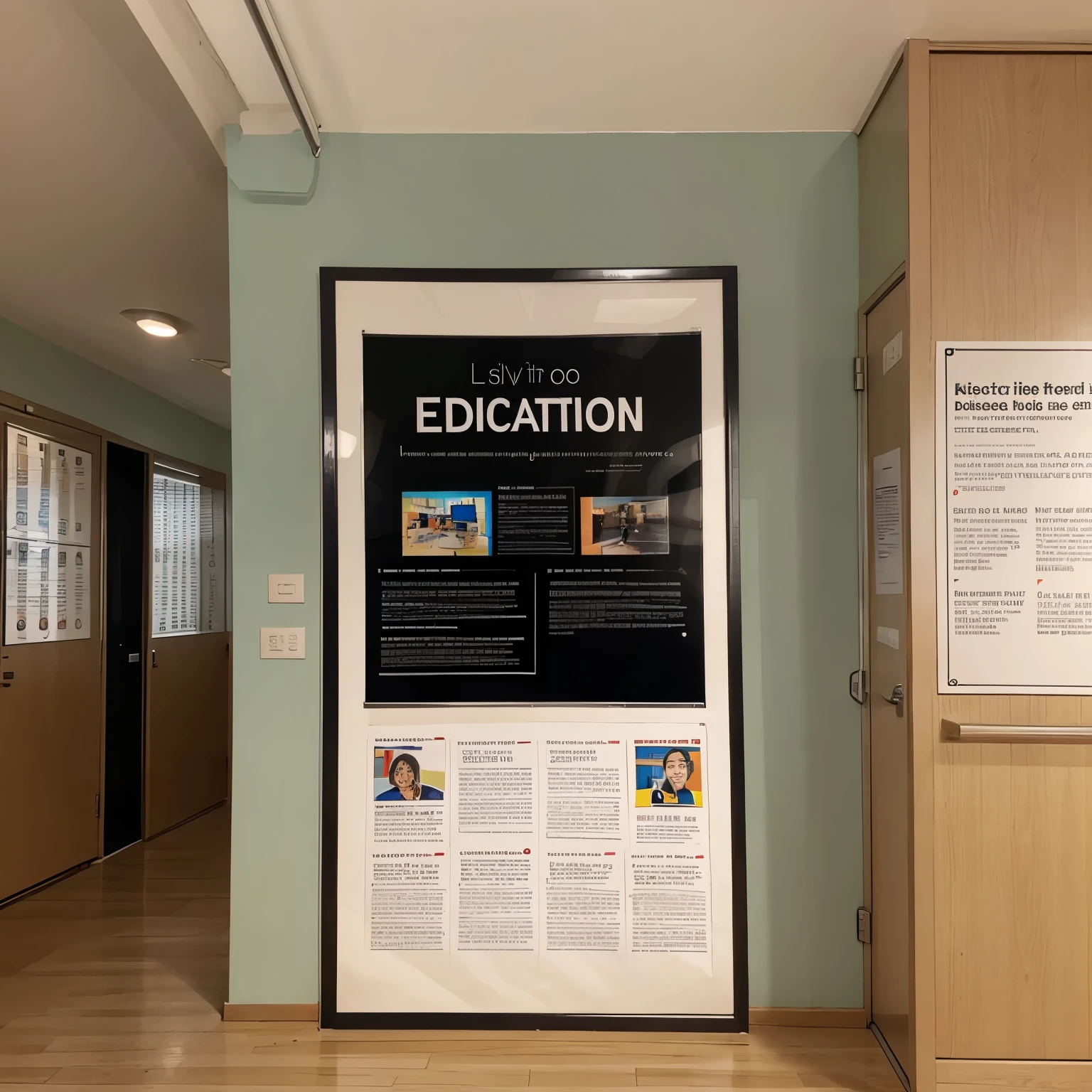 21st century education poster making