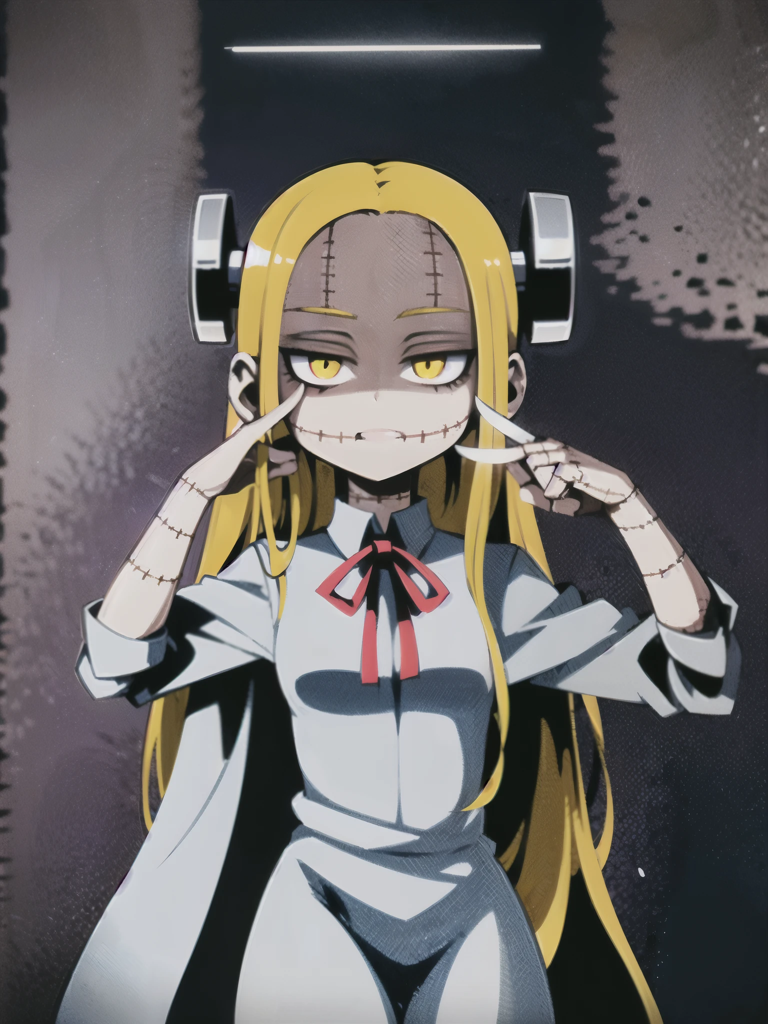 (Prison), high resolution, high definition, bizarre,sweat,crazy,immobilized,marked eyes