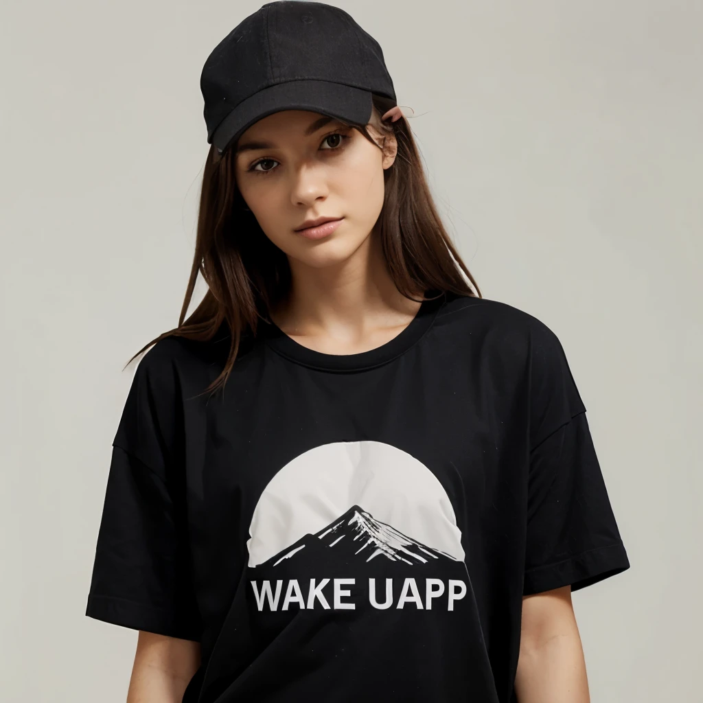 Create a logo for a clothing brand called “wake up” 