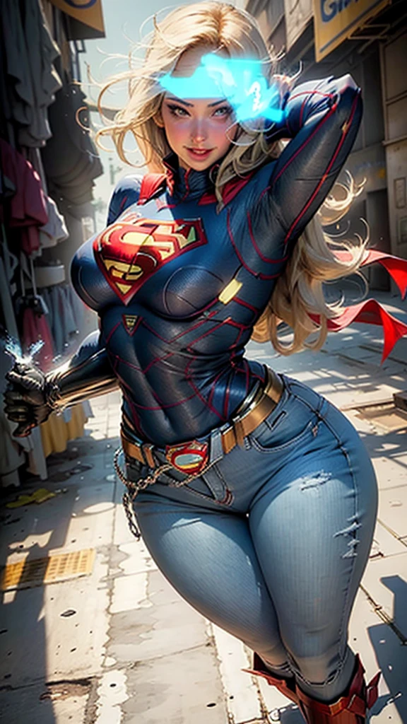 ((SUPERGIRL IN OUTER SPACE)), (Supergirl is barefoot), ((SUPERHEROINE SUPERGIRL IS WEAKLY STANDING)), (SUPERGIRL suada por todo o corpo), (Supergirl chorando muito). ((SUPERGIRL tem cabelo loiro, ela tem cabelo longo)), ((SUPERGIRL wearing a fishnet garter belt)), ((SUPERGIRL wearing a thick metal necklace around her neck )), (Your clothes are immoral, your clothes are indecent, your clothes are tight), ((Shibari, arms behind the back:1.4)), ((hands on back)), ((string constraint)), ((Inevitable restriction with ropes)), (obra-prima, melhor qualidade) 1.5, 1 garota, sozinho, (sexy, mulher bonita, rosto perfeito, olhos perfeitos) corpo inteiro, ((High definition face)), (((SUPERGIRL ESCRAVIZADA, Tears run down your face))).