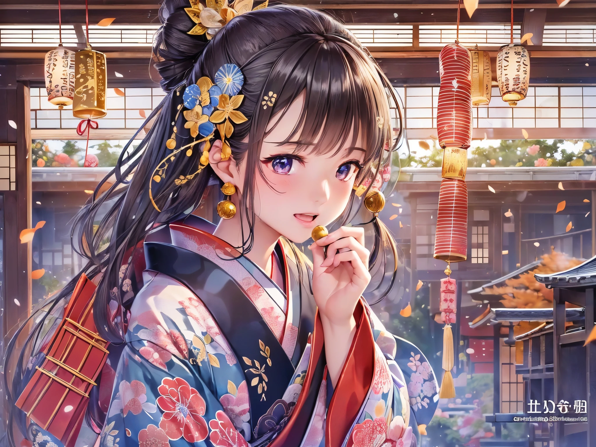 ((highest quality)),(Ultra-high resolution),(Very detailed),(Detailed Description),((The best CG)),(A masterpiece),Ultra-precise art,amazing drawing art,(Japanese-style art with intricate detail:1.5), (Woman in yukata:1.6),(Beautiful and well-proportioned face:1.5),(Gazing at the Milky Way:1.5), (Tanabata decoration:1.6), Tanabata Festival:1.5