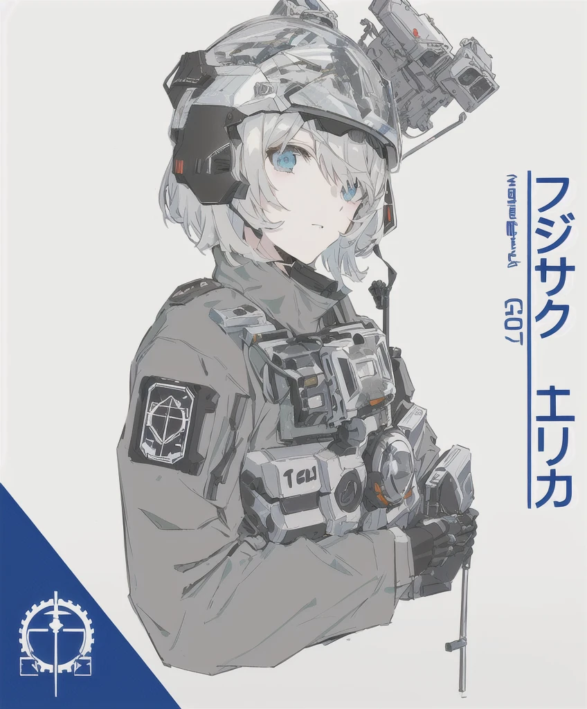 Anime character with camera and helmet, Mechanized soldier girl, Portrait N-9, Nihei&#39;s Mixed Style, Fleet Collection Style, infantry girl, # Mecha, Complete!! girl, hello gear, Mecha asthetic, rb6s), Nihei Tsutomu style, Lingchang, Official album, official art works
