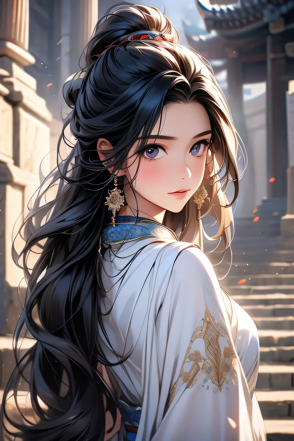 black hair, One girl, Beautiful Face, Beautiful Eyes,length_hair, alone, jewelry, ancient art, Chinese, break, Washile,Washile,Washile,Washile,Washile,Washile,Washile,Washile,Washile,Washile,Washile,Washile,Washile,Washile,Washile, Washile,Washile,Washile,Washil, (Upper body portrait)