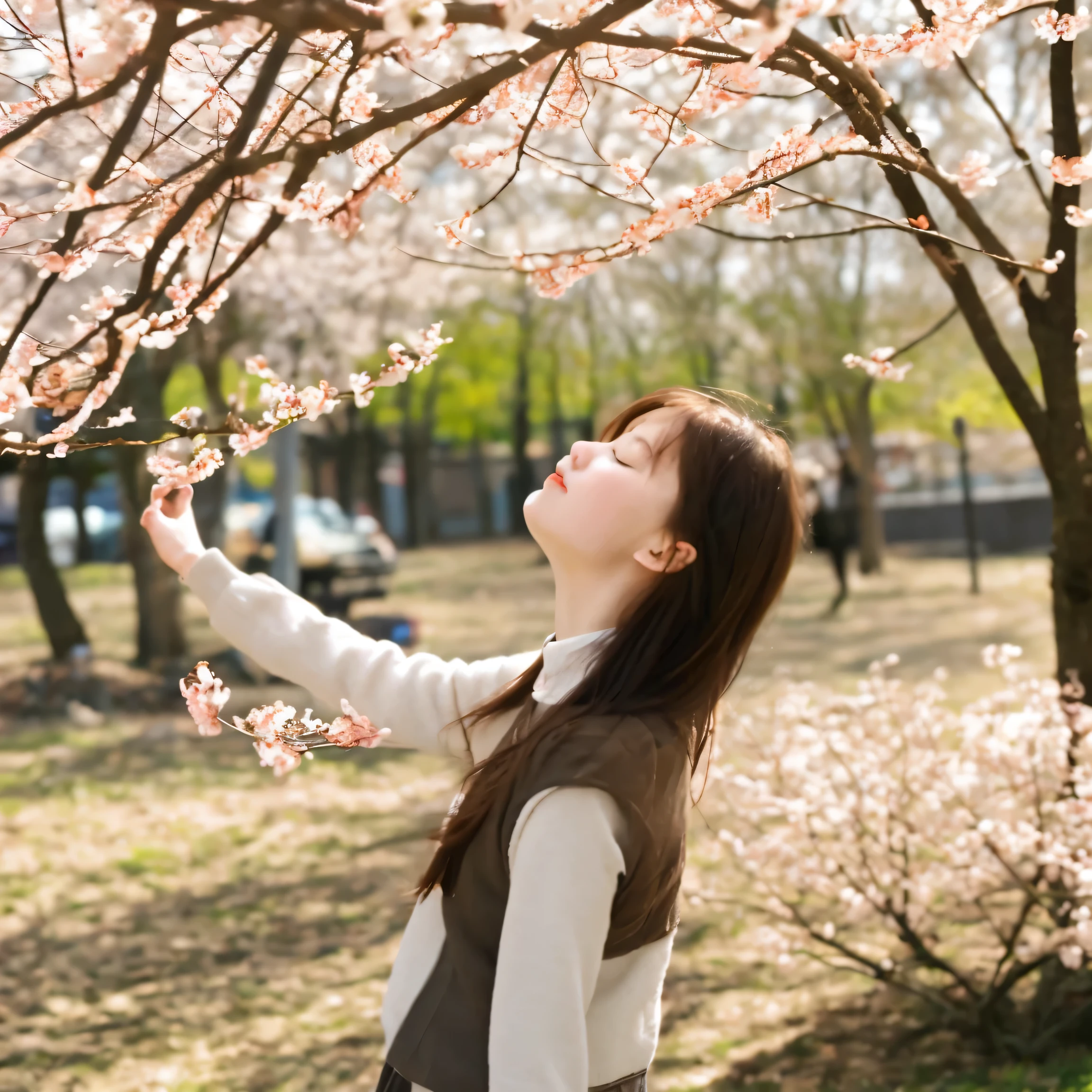 Warm spring air