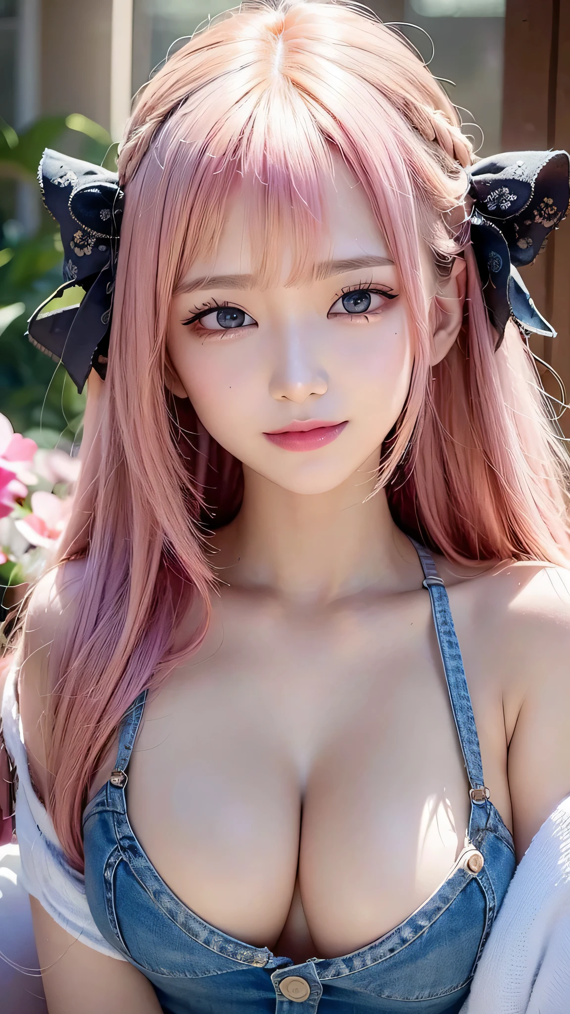 (Close-up:1.4)、(RAW shooting:1.2)、(Photorealistic:1.4)、(masterpiece:1.3)、(highest quality:1.4)、One Girl、(Slender and beautiful girl)、(Small waist)、(Mid-chest:1.2)、Breast、Absurd、Extremely detailed、Very complicated、Detailed face、Detailed eyes、Realistic、Very detailed、Full Body Shot、Beautiful Face、One girl、Purple Eyes、(Shiny skin、Soft Hair)、(Milkshake in hand)、freckles、(Bright pink two-tone hair:1.3)、(ChibiTshirt、Denim shorts)、(Navel-baring look)、(Extreme light and shadow、Volumetric lighting、Rim Light)、(Rainbow Light、Light leakage)、(Fascinating、Grin)、evening、