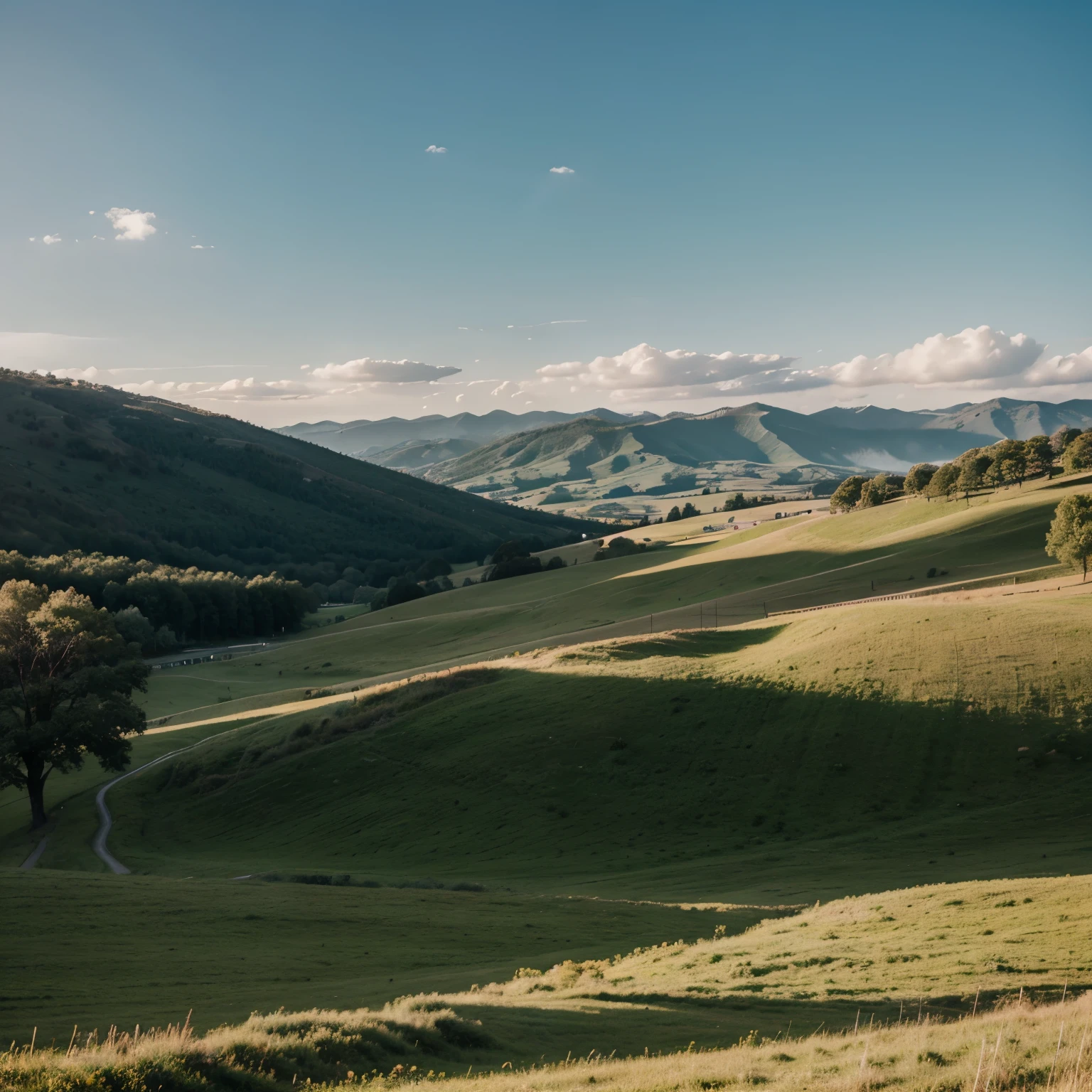 Nature rolling hills 