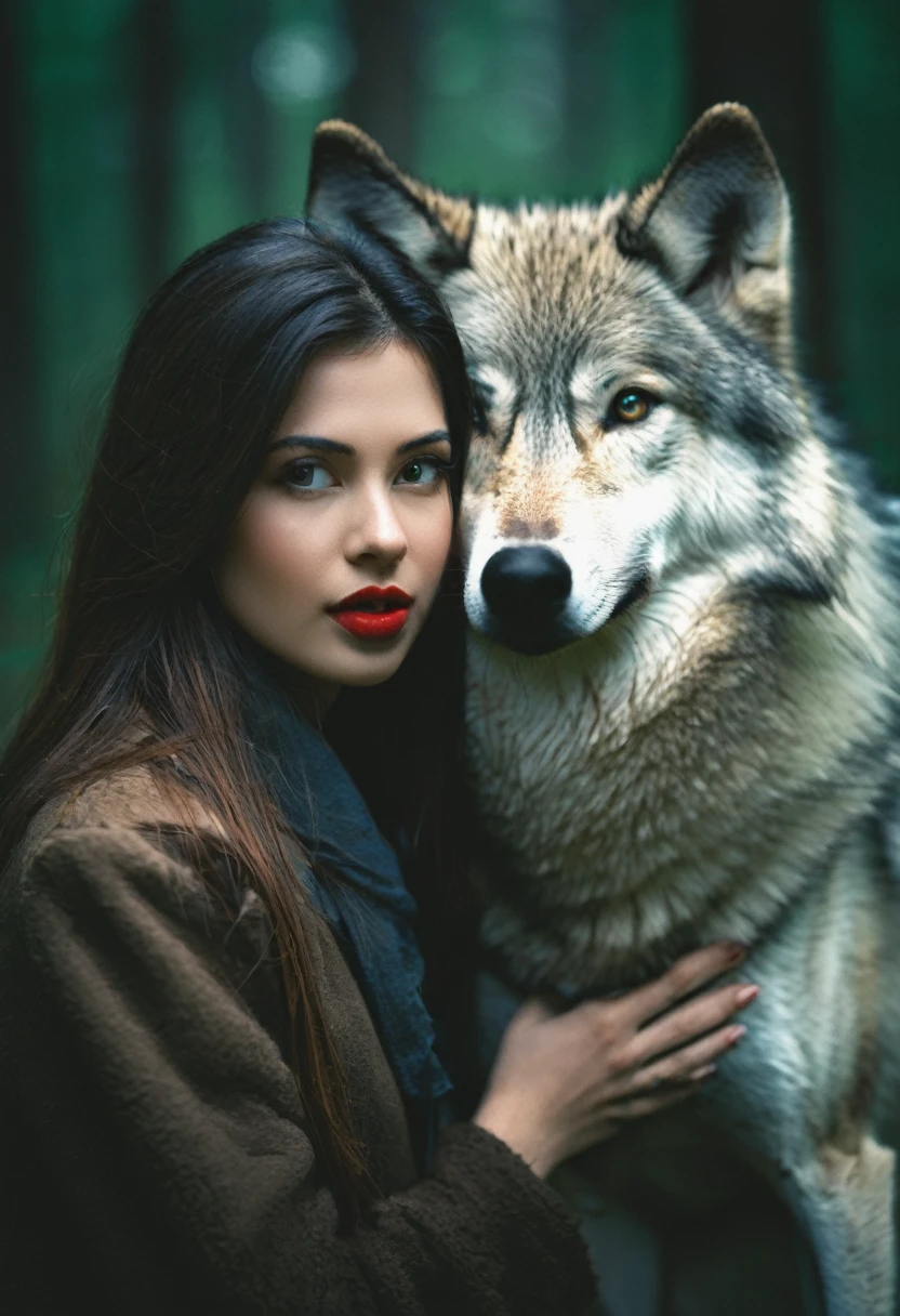 The girl who can talk to the wolf