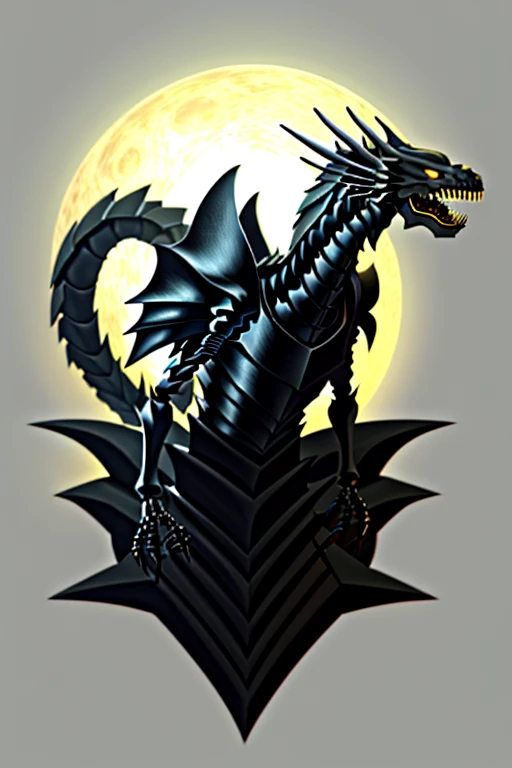 Black Skeleton Dragon