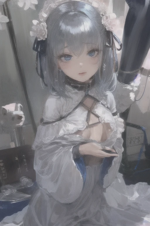 highest quality、One Girl、Blue Eyes,