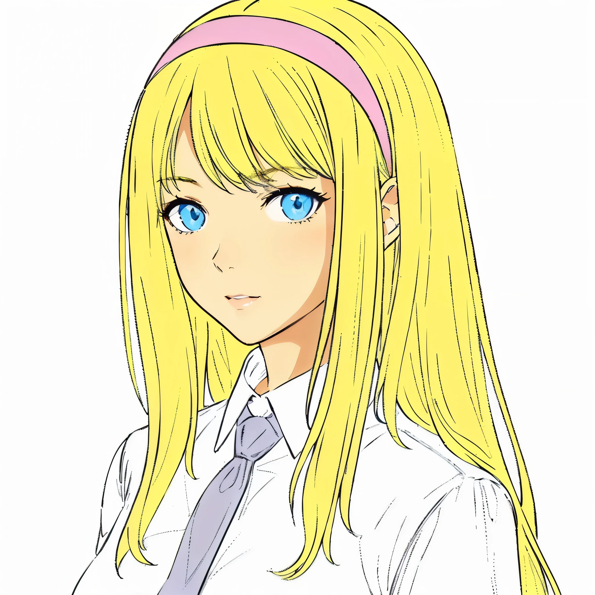 (best quality,4k,8k,highres,masterpiece:1.2),ultra-detailed,(realistic,photorealistic,photo-realistic:1.37),portraits,anime,girl with vibrant blue eyes and long flowing blonde hair,(studio lighting,soft shadows),(colorful, vibrant, and saturated:1.1) color palette,anime girl styled with a tie, (sharp focus:1.1), (fine details:1.1),(crisp and clear:1.1),background with a beautiful garden setting and cherry blossom trees in full bloom,anime girl with a cheerful expression, in a dynamic pose with her hair flowing,holding a book and smiling brightly,sparkles of magic trailing from her fingertips,her outfit adorned with cute accessories and a stylish tie matching her hair color,meticulously drawn eyes with beautiful long lashes,soft rosy lips,delicate facial features and flawless complexion,exquisite attention to shading and highlights,adding depth and dimension to her face and hair,tie decorated with intricate patterns and contrasting colors,emphasizing her elegant and fashionable style,subtle hints of sunlight illuminating her face and hair,creating a warm and inviting atmosphere,a sense of whimsy and playfulness captured in her expression and movement,conveying her vibrant personality and lively spirit.