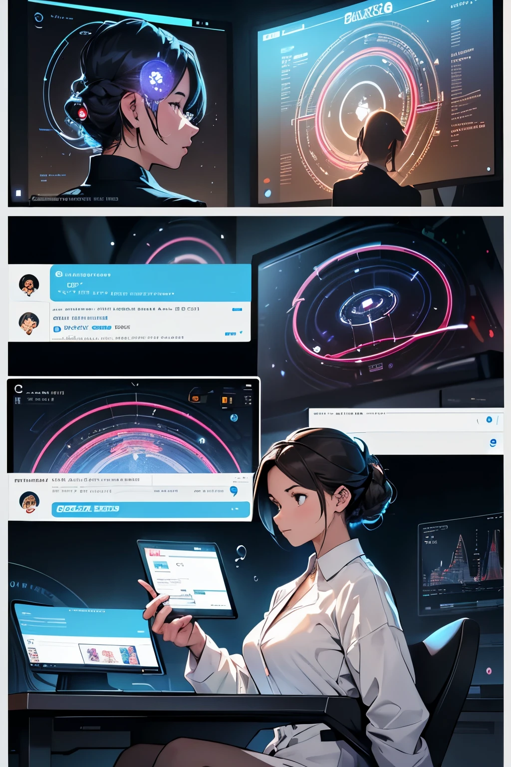 Fondo para ingresar textos con gifs de vibradores