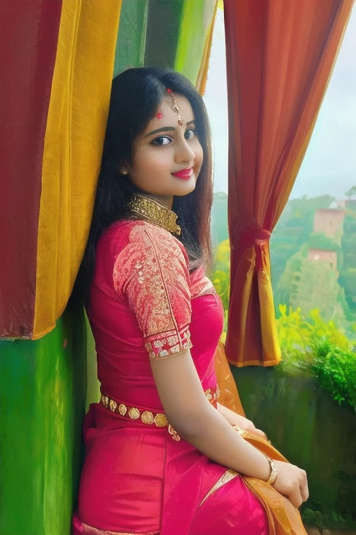 (masterpiece, best quality:1.2), 1girl, solo, Pallabi 
