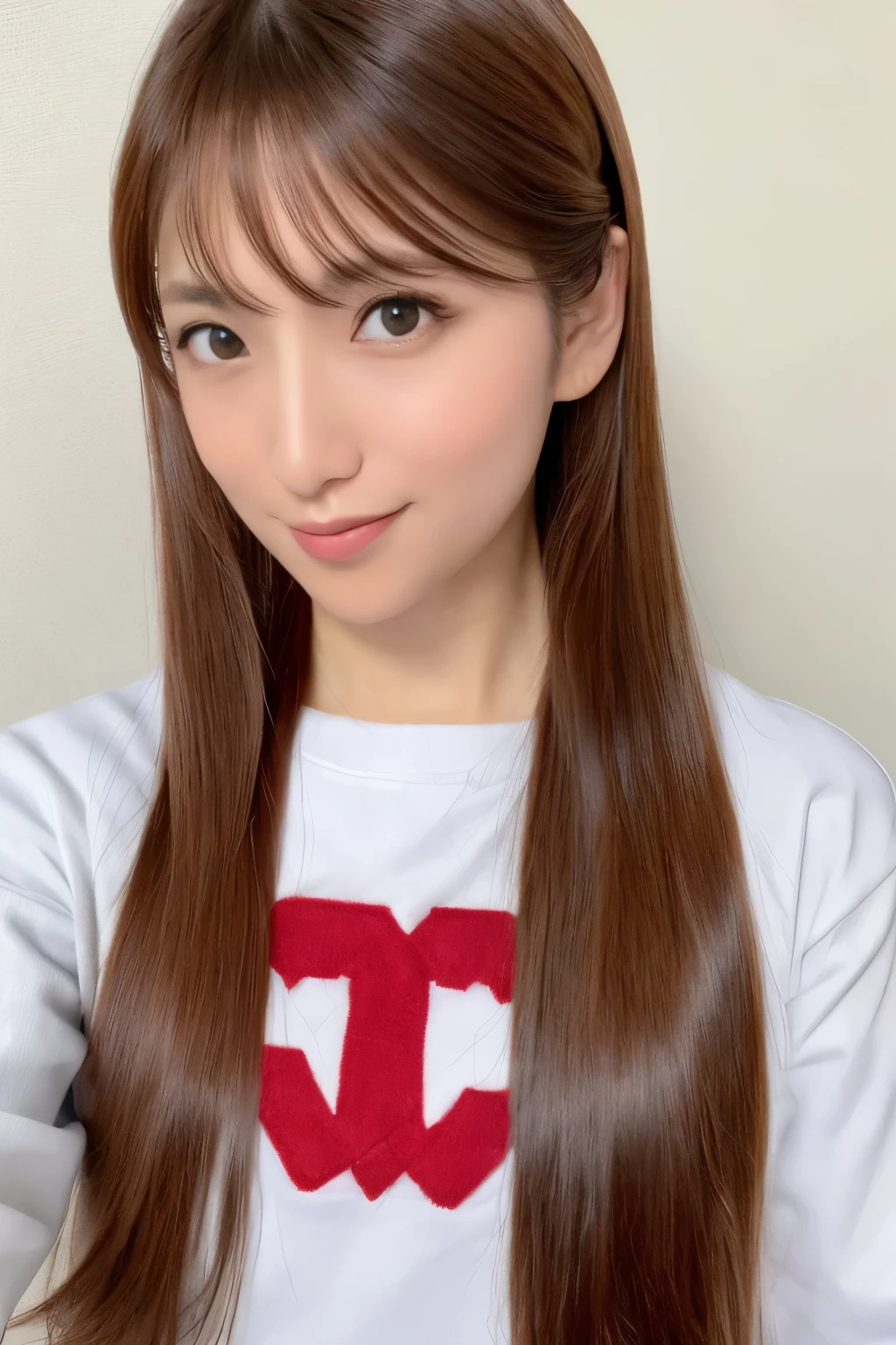 masterpiece, Skinny Japanese woman, Age 30s, 1 beautiful girl, high quality, (High resolution), (8K), (reality: 1.4), Asian beauty, cute face, detailed face, detailed eyes, beautiful skin, movie lighting, bright lighting, professional lighting, looking at the viewer, look straight ahead, slanted bangs, brown hair, (Wonder woman cosplay), ((full body photo))