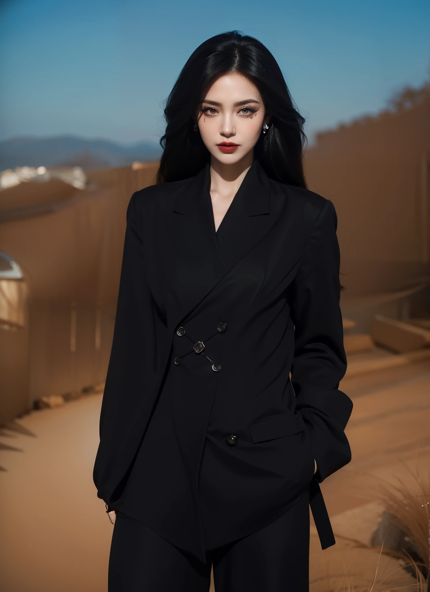 Royal princess,Exquisite eyes,Frozen queen,Put the crown on your head,Detailed facial expressions body,Tall and big,Glamorous characters,Leg length,4K,HD,Sensual,White translucent lace,白皙Full picture,Little cherry mouth,Beautiful and cute,Full picture,Glossy Gel Coat,Wear a luxurious dress,Gothic Vampire Queen,Wearing lip studs,Tattoos,Thick eye shadow(Black tattoo)