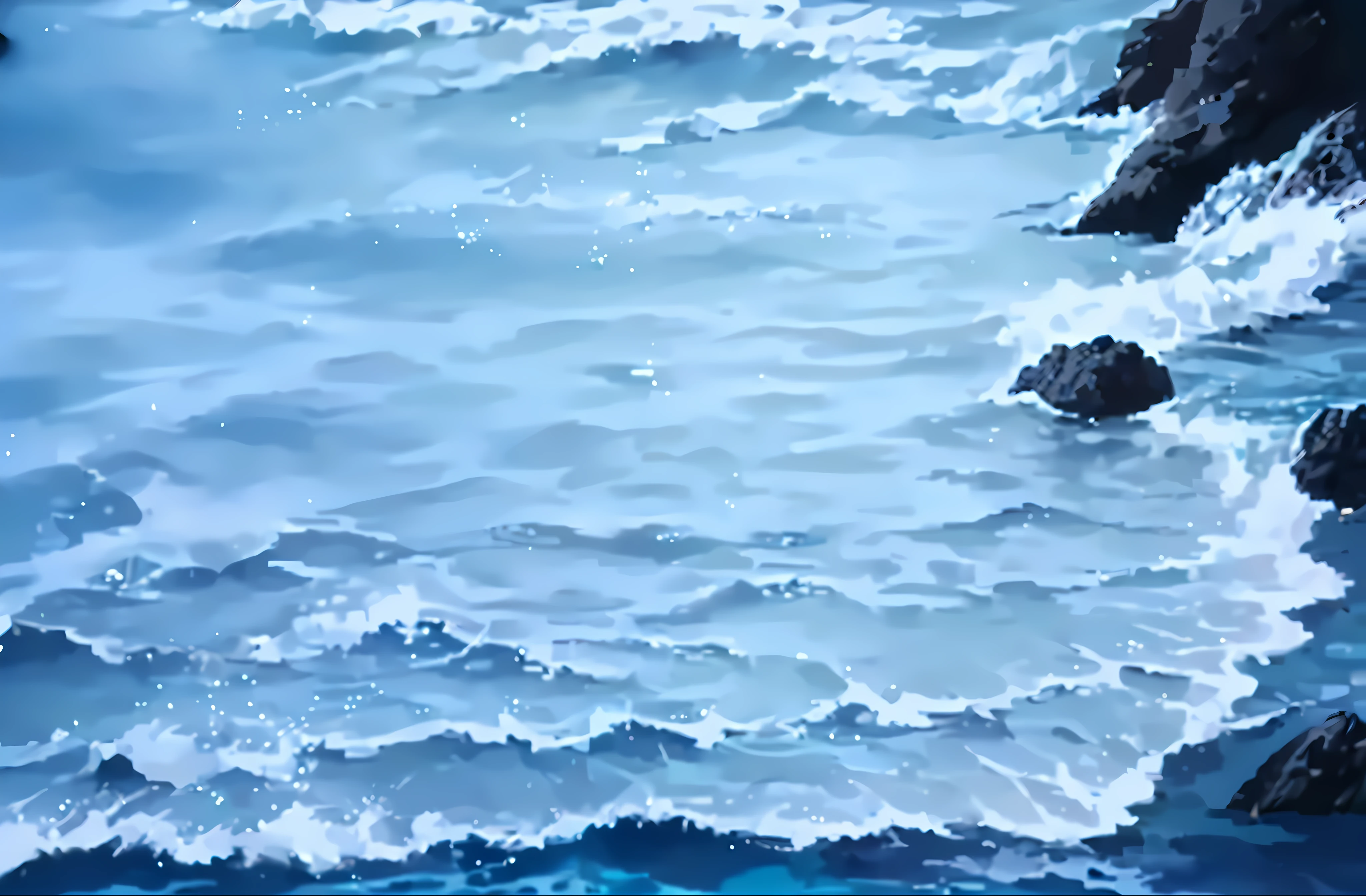 ocean,sparkling blue water