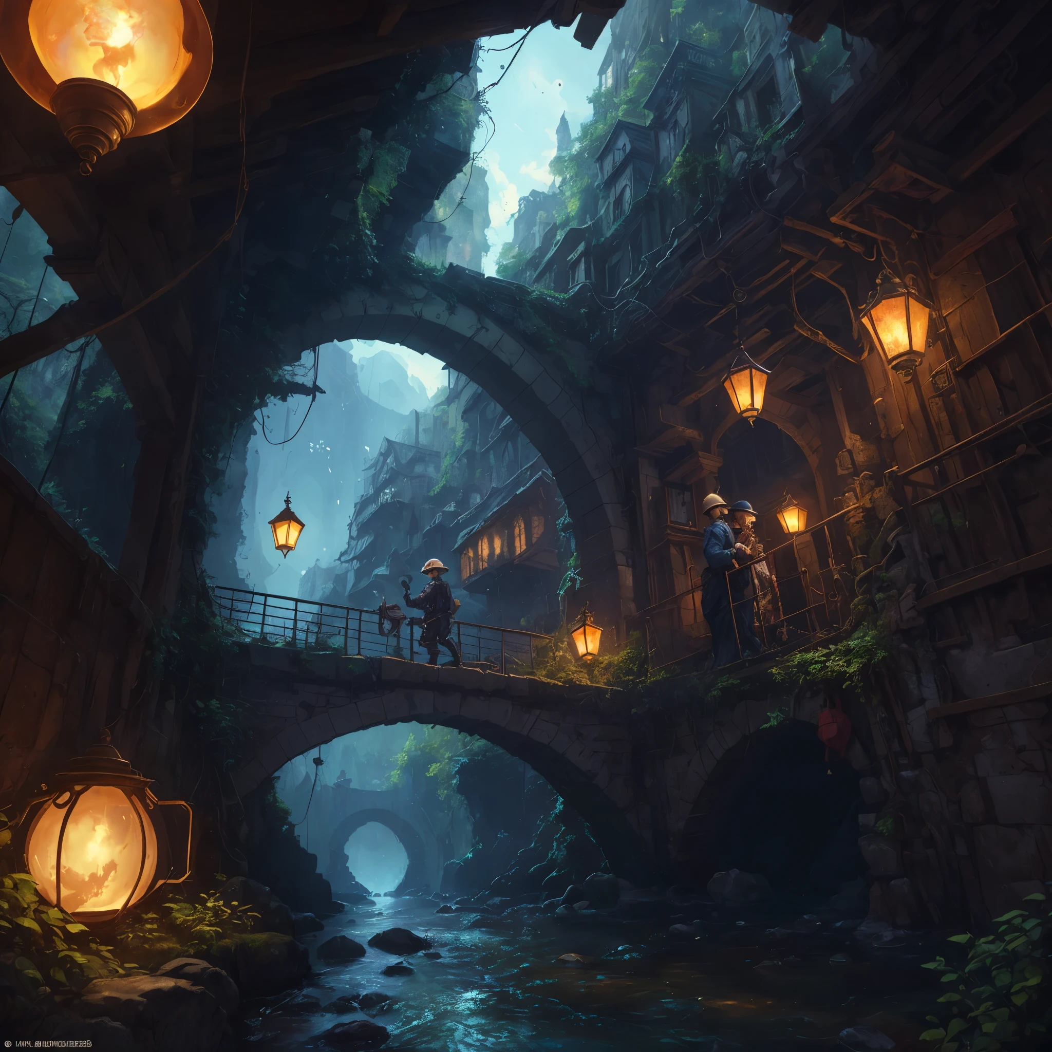 (good hands:0.8), hard hat, Atey Ghailan, dreamlikeart, mighty oak, Antonio Moro, instrument, glowing orbs, best artists, day, Dynamic composition, sophisticated, overdetailed art, (best_quality:1.3), highly detailed, pixel art, (ultrarealistic:1.3), Fill light, (detailed), fantasy, masterpiece, (dynamic angle:1.4), intricate details, architectural streets, safety culture, exploration, in an aqueduct, crouching on land next to small brook, hdr, 3d, hyper detailed photo, interior architecture, high quality shadow, beautiful and aesthetic, (illustration), chair, creativity, luxurious, (radiosity), texture, Dutch Angle Shot, raw photo, (bio), Simon Stalenhag, solo, matte painting, standard, hyperrealism, (by antoine blanchard and casey baugh:1.1), good quality, harmony, beautiful, detailed and intricate, 4k unity, best quality, anime, turned