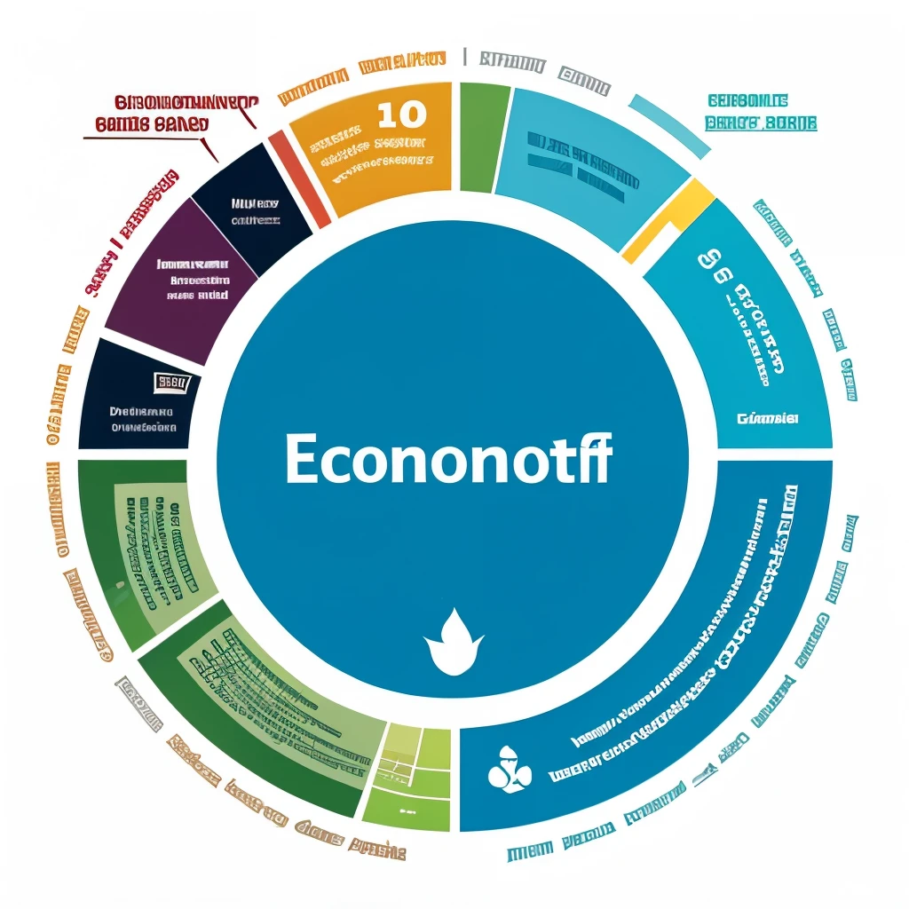 Generate a cartoon of the ecological footprint with 6 characters