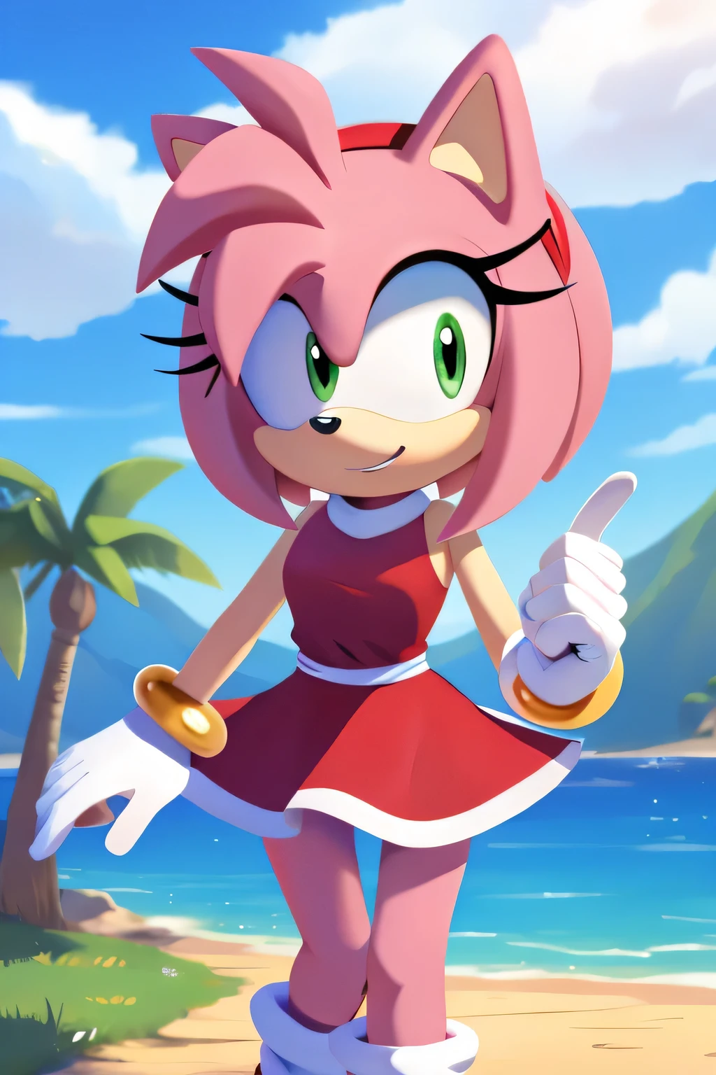 Amy Rose La eriza de la serie de Sonic