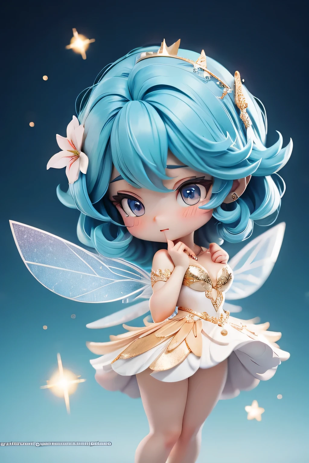 a dazzling fairy with sparkling wings,disney style