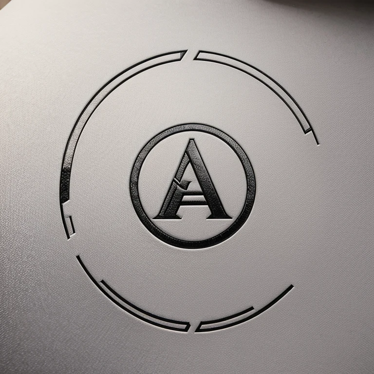 a nice logo with alfabeth A