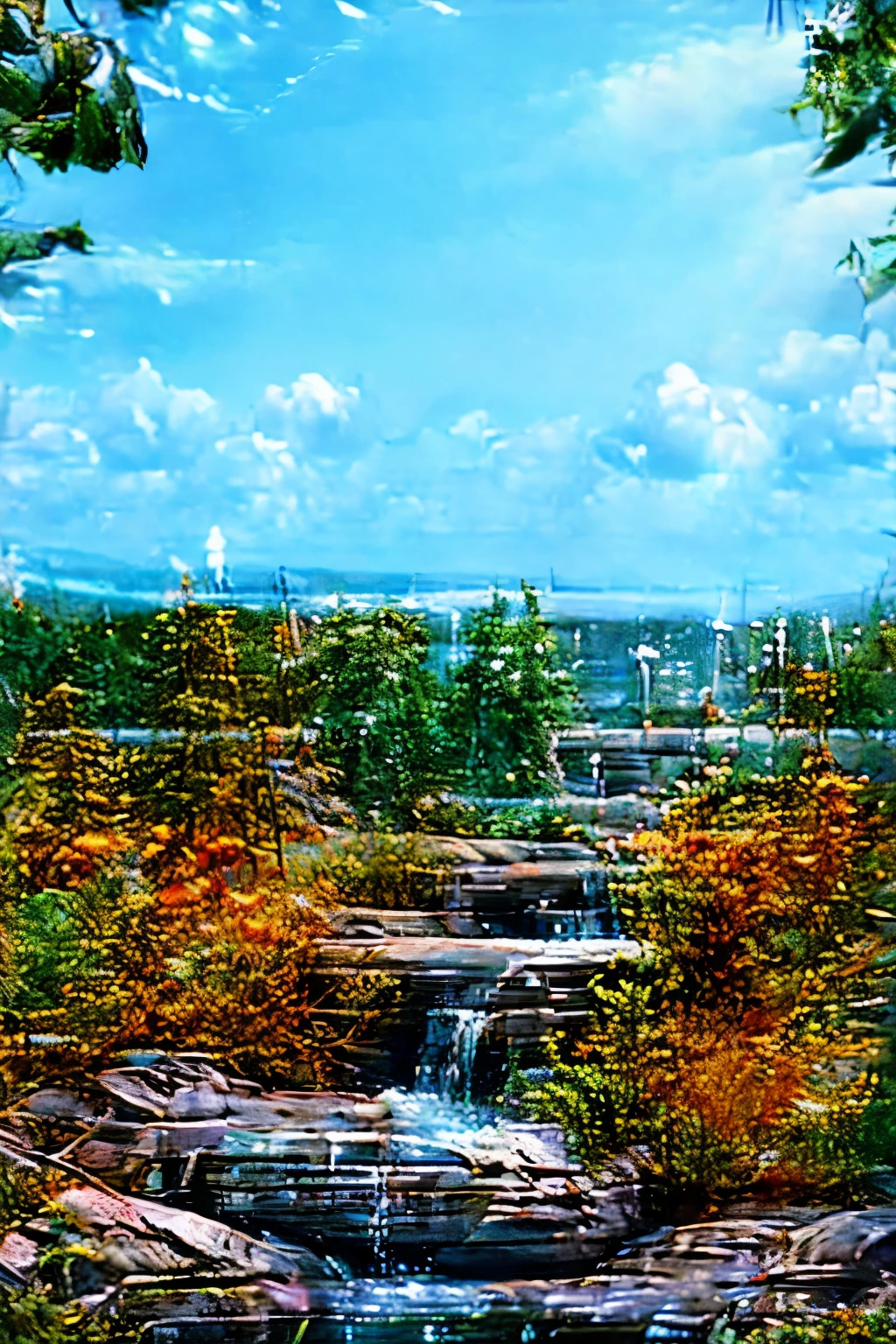 ,Photograph of a beautiful landscape , large waterfall, wonderful water, heavenly place, beautiful light, mountain, river,animals in the background, masterpiece, highly detailed photo, DSLR, photorealistic 1.4, ultra high resolution, 4K , top quality,photorealistic, photography, path tracing, specular lighting,, visible shadows, intricate, elaborate, instagram scene, (best quality,4k,highres,masterpiece:1.2),ultra-detailed, film, professional, 4k, highly detailed,illustration, Ultra Definition, (photoreallistic: 1.4), 8k, premier quality, detailed backgrounds,