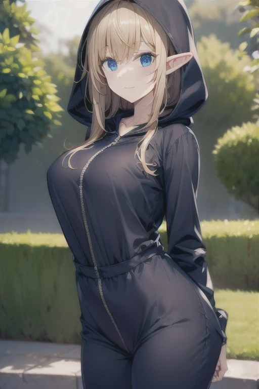 elf,Hooded Jumpsuit