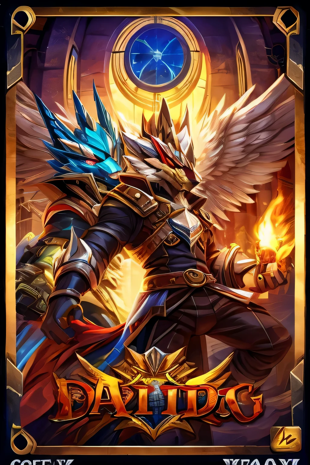 It says DUEL, cool, Card Cover