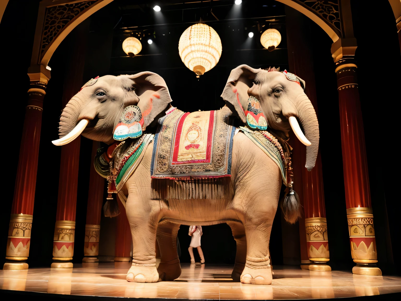 ((best quality)), ((masterpiece)), (detailed),
panoramic、Ancient Indian worldview。
Huge3Elephants hold up the Earth、This is supported by Huge Camera.。
At the very bottom there was a huge coiled snake.、Supporting the whole world。