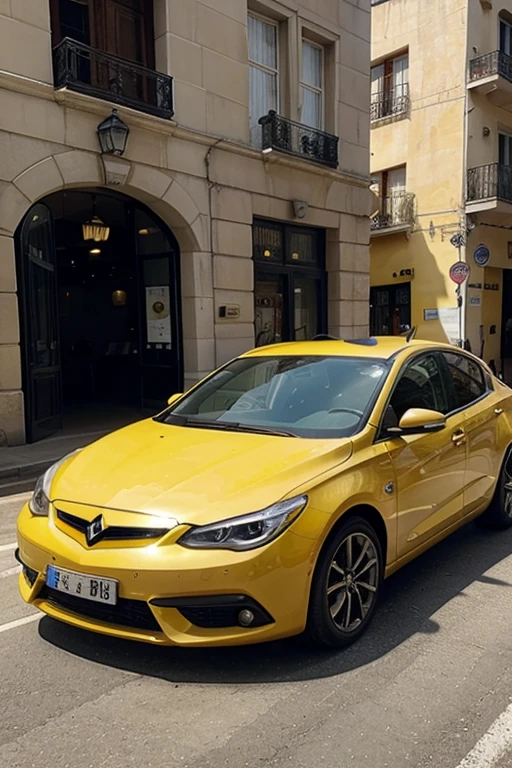 coche amarillo